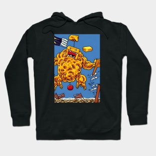 American Cheesy Meatball Monster Storms the Beach! Hoodie